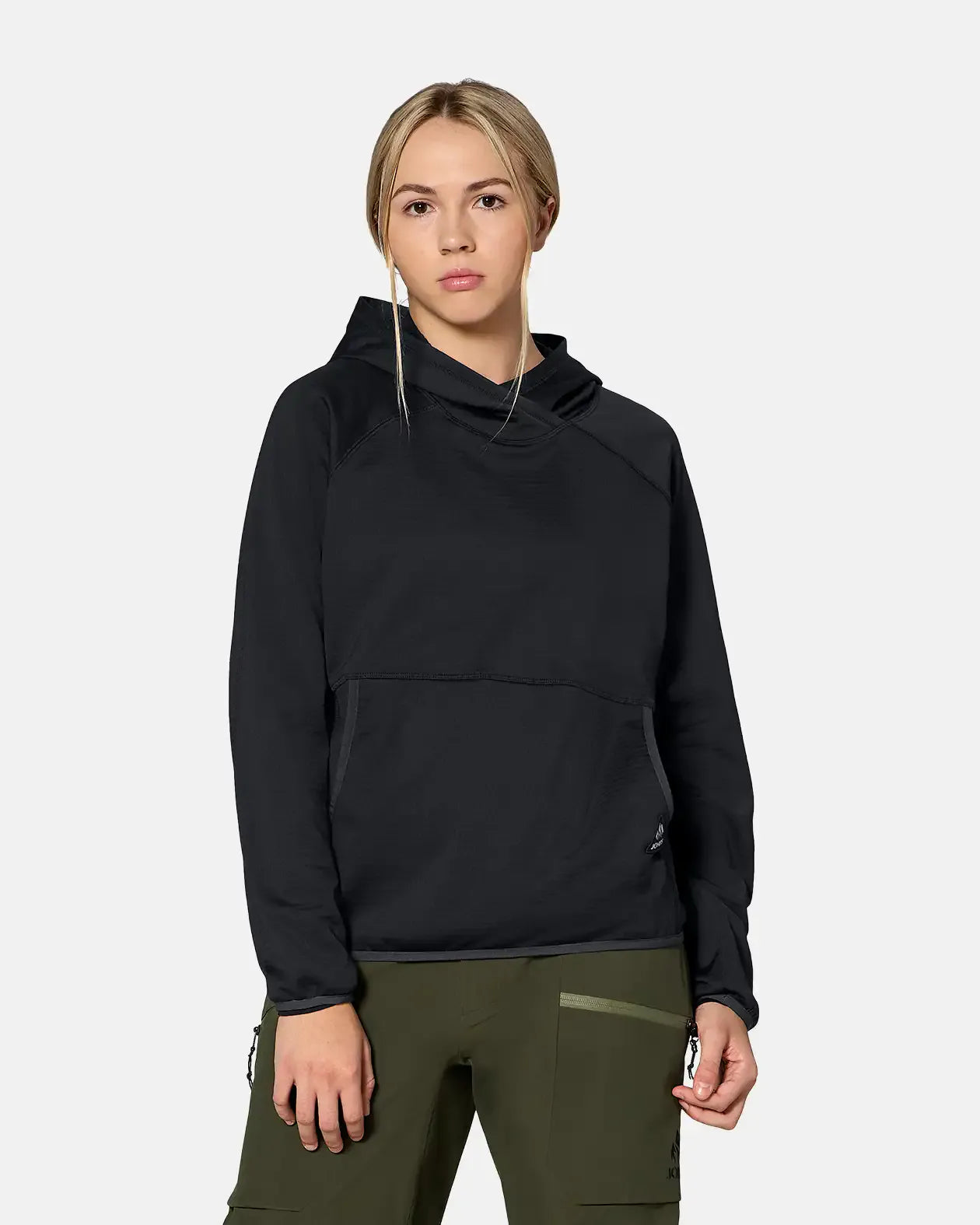 jones-snowboards-flagship-grid-fleece-felpa-con-cappuccio-donna image 7