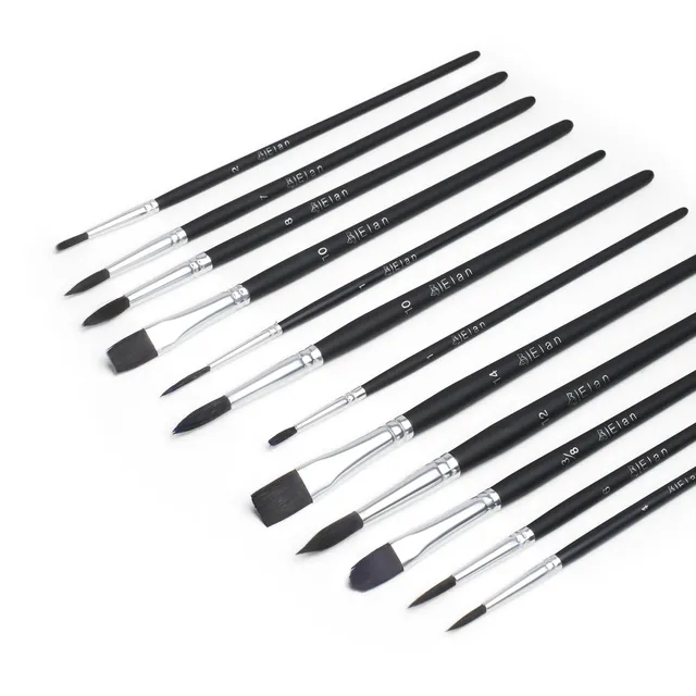 elan-set-12-pennelli-sintetici-martora-per-acquerello image 1