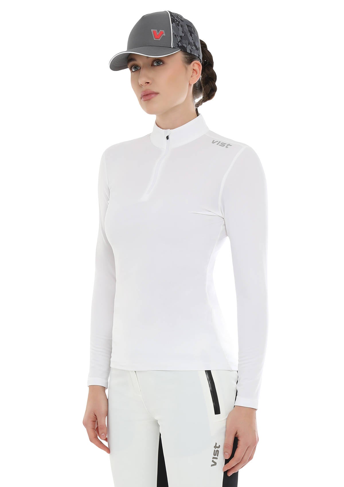 vist-enbasis-half-zip-base-layer-donna-primo-strato-termico image 1