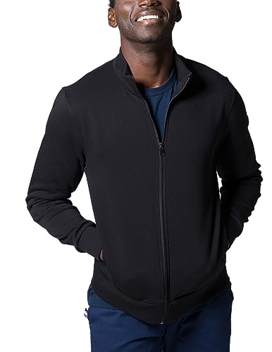 rossignol-felpa-full-zip-logo-uomo-nero-l image 4