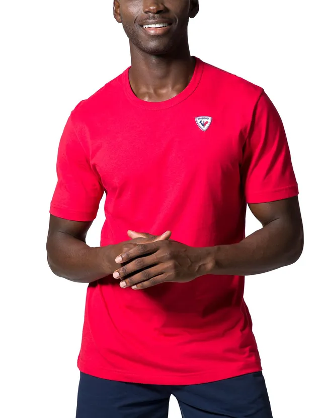 rossignol-t-shirt-uomo-logo-rosso-in-cotone-jersey image 1