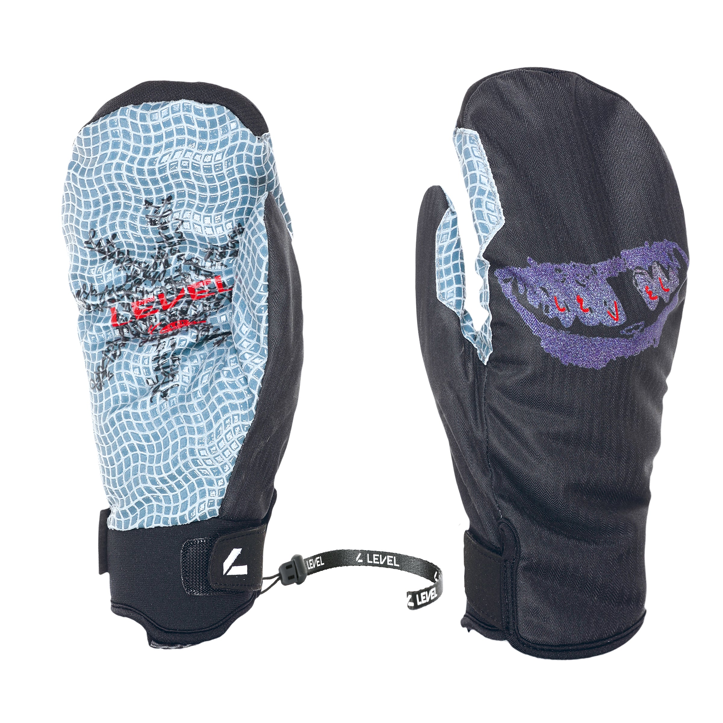 level-mat-j-vancer-pro-model-web-mitten-manopola-da-snowboard-unisex-design-comi image 1