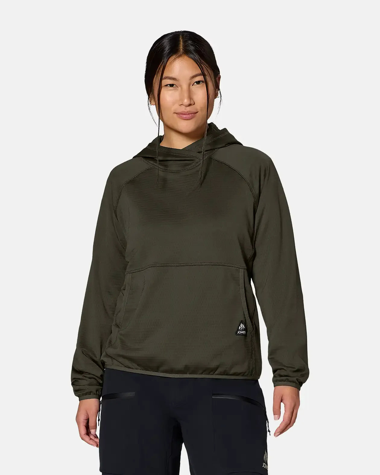jones-snowboards-flagship-grid-fleece-felpa-con-cappuccio-donna image 4
