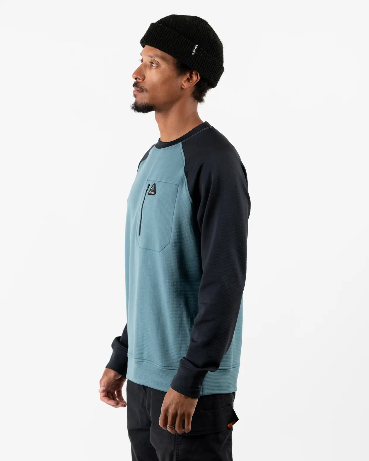 jones-snowboards-flagship-recycled-grid-fleece-crew-uomo-2026 image 7