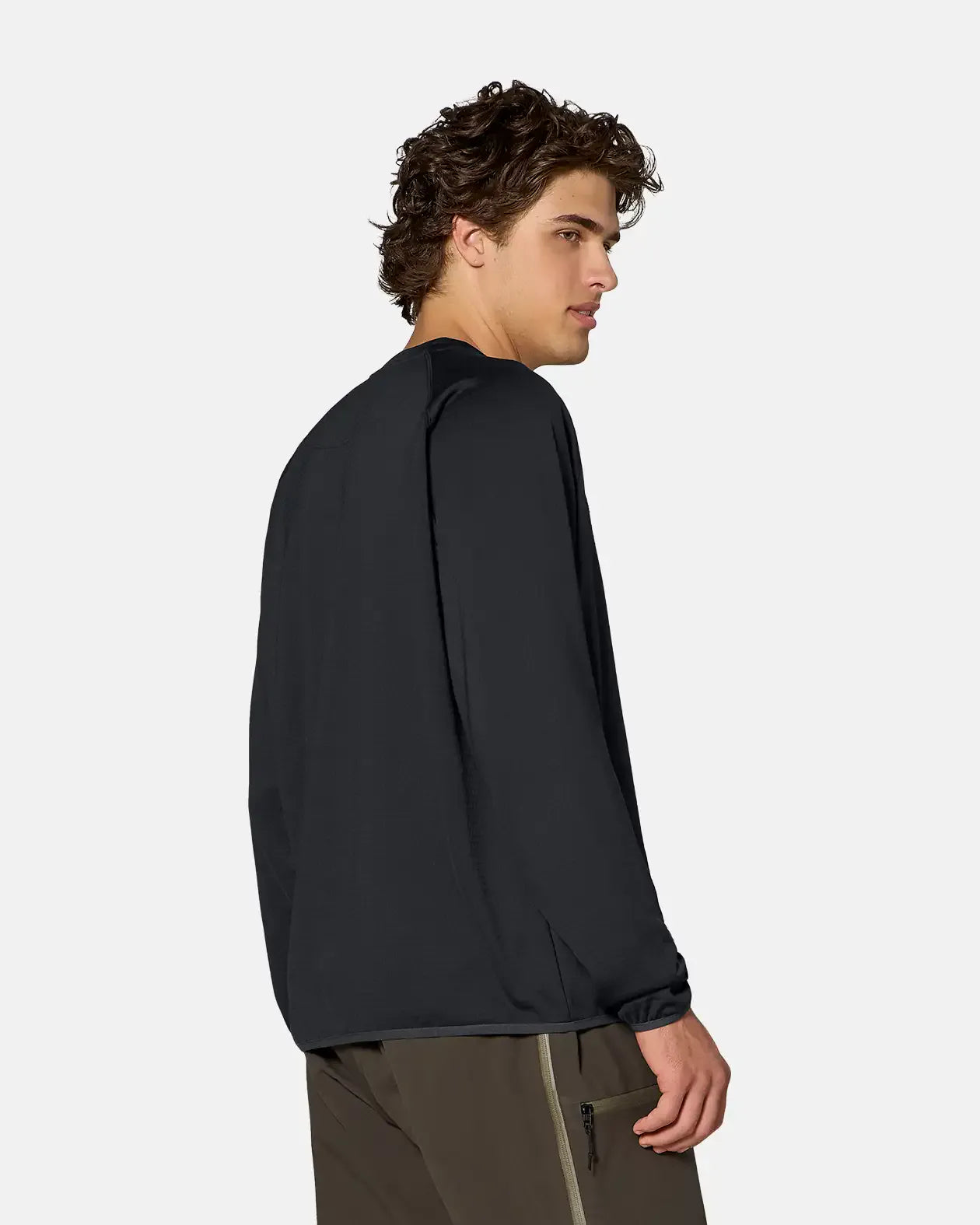 jones-snowboards-men-s-flagship-grid-fleece-crew-pile-uomo image 3