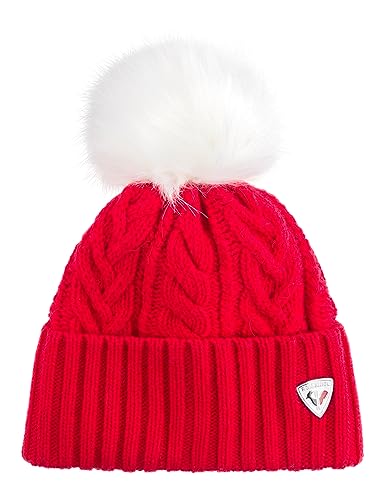 rossignol-mady-berretto-donna-80-lana-rosso-rosa-taglia-unica image 3