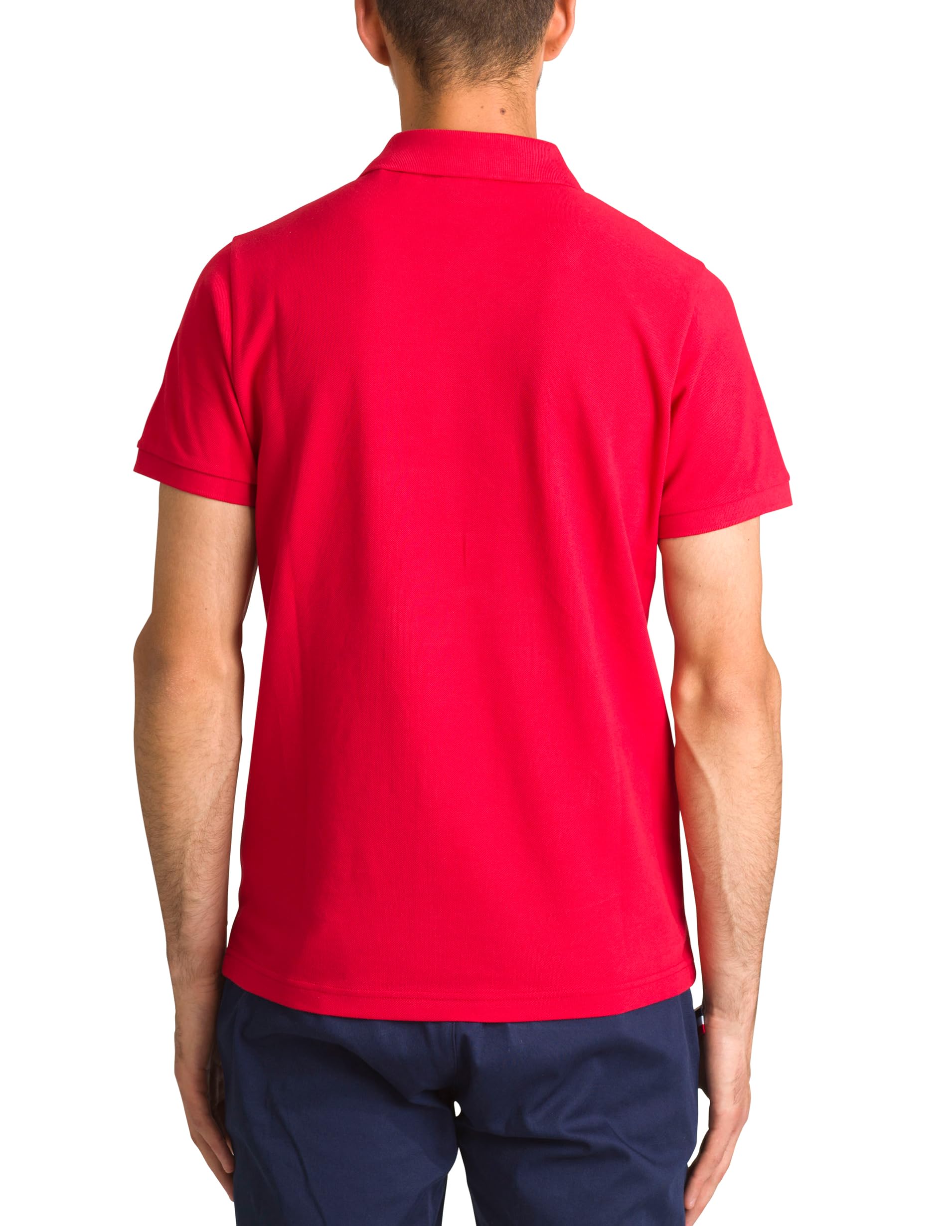 rossignol-polo-con-logo-uomo-manica-corta-100-cotone-carmin image 2