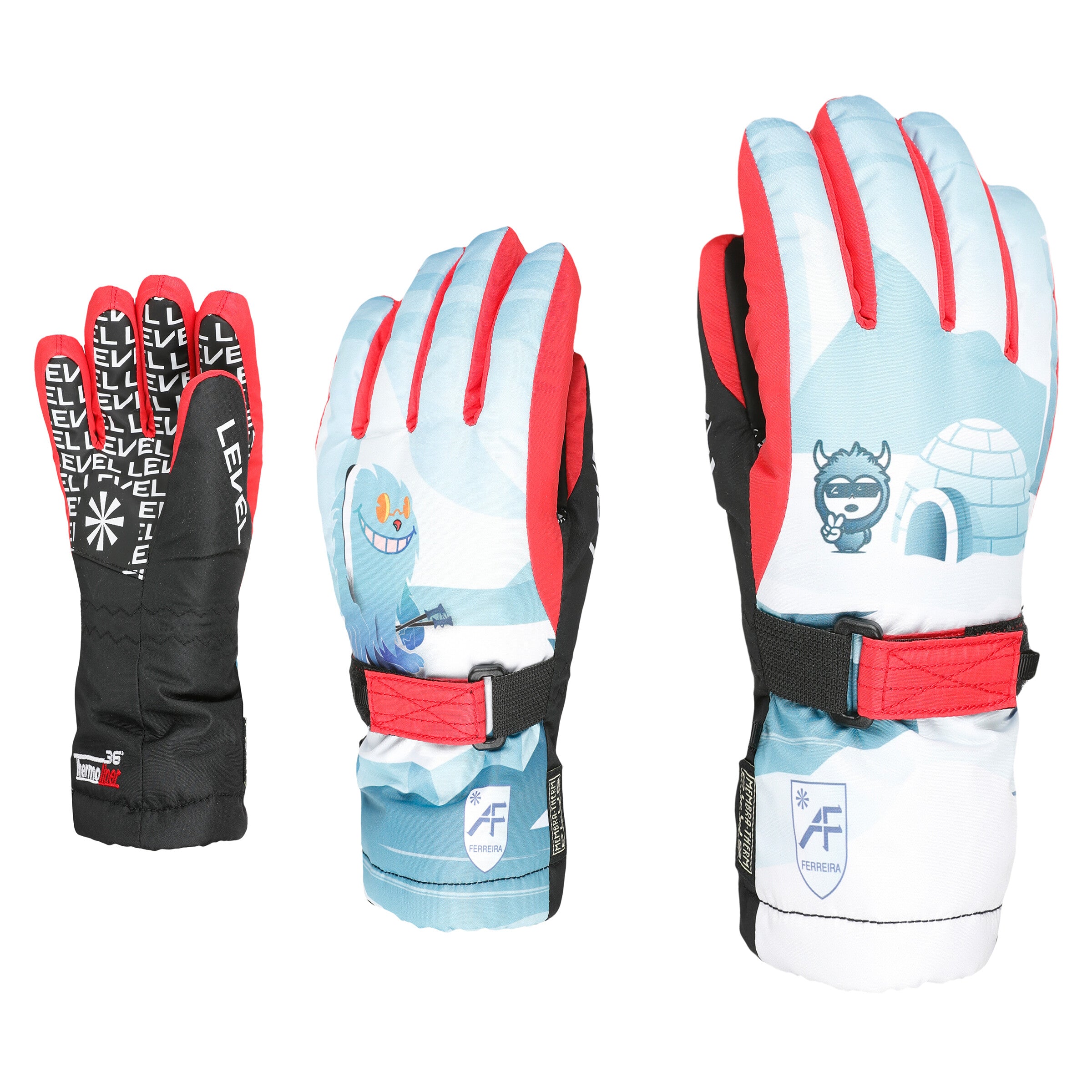 level-junior-glove-guanti-da-sci-junior-bambino image 1