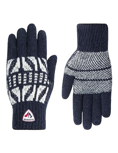 rossignol-guanti-keya-donna-in-lana-dark-navy-taglia-unica image 3