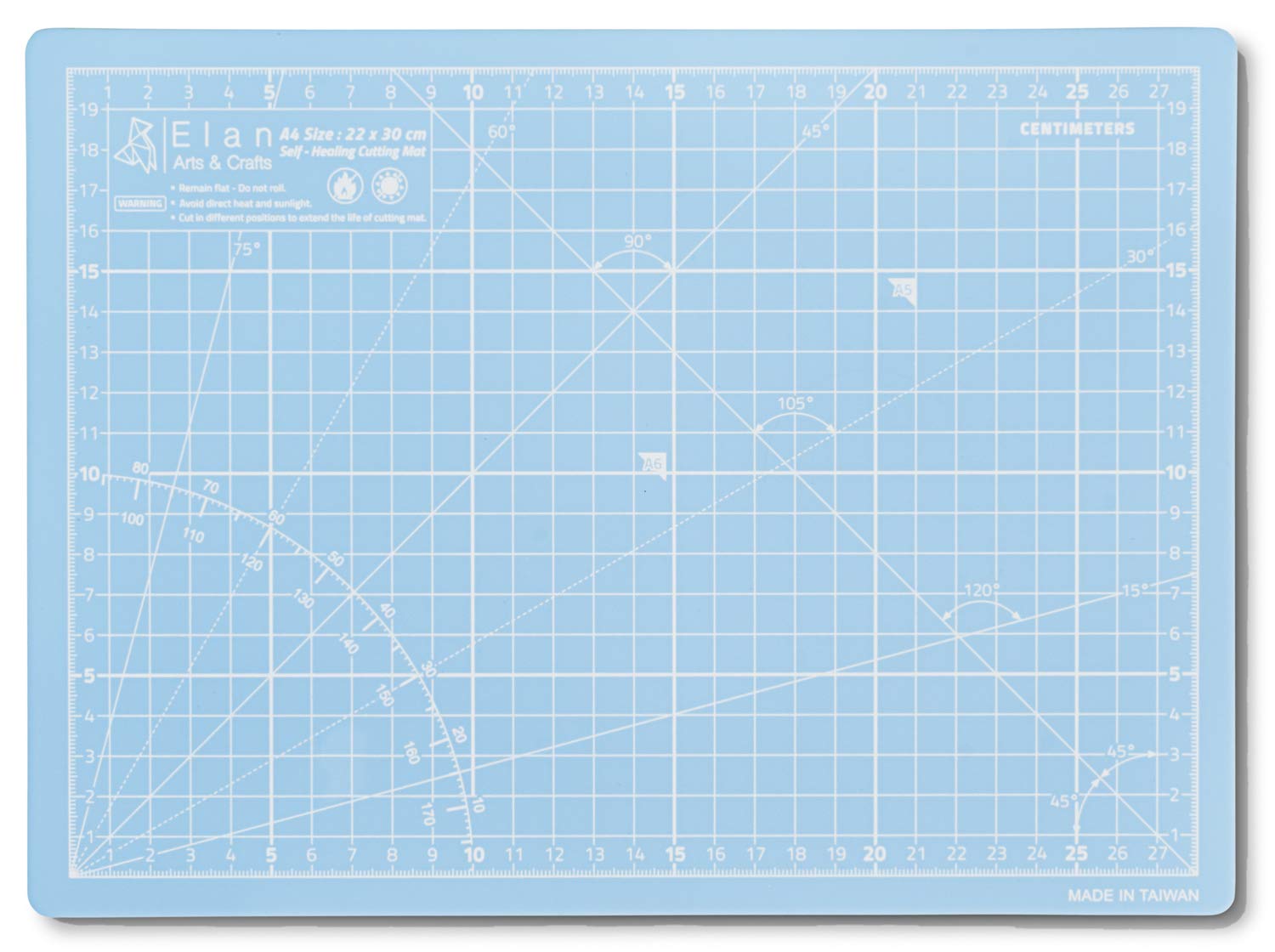 elan-tappetino-da-taglio-a4-blu-22x30-cm-autorigenerante image 2