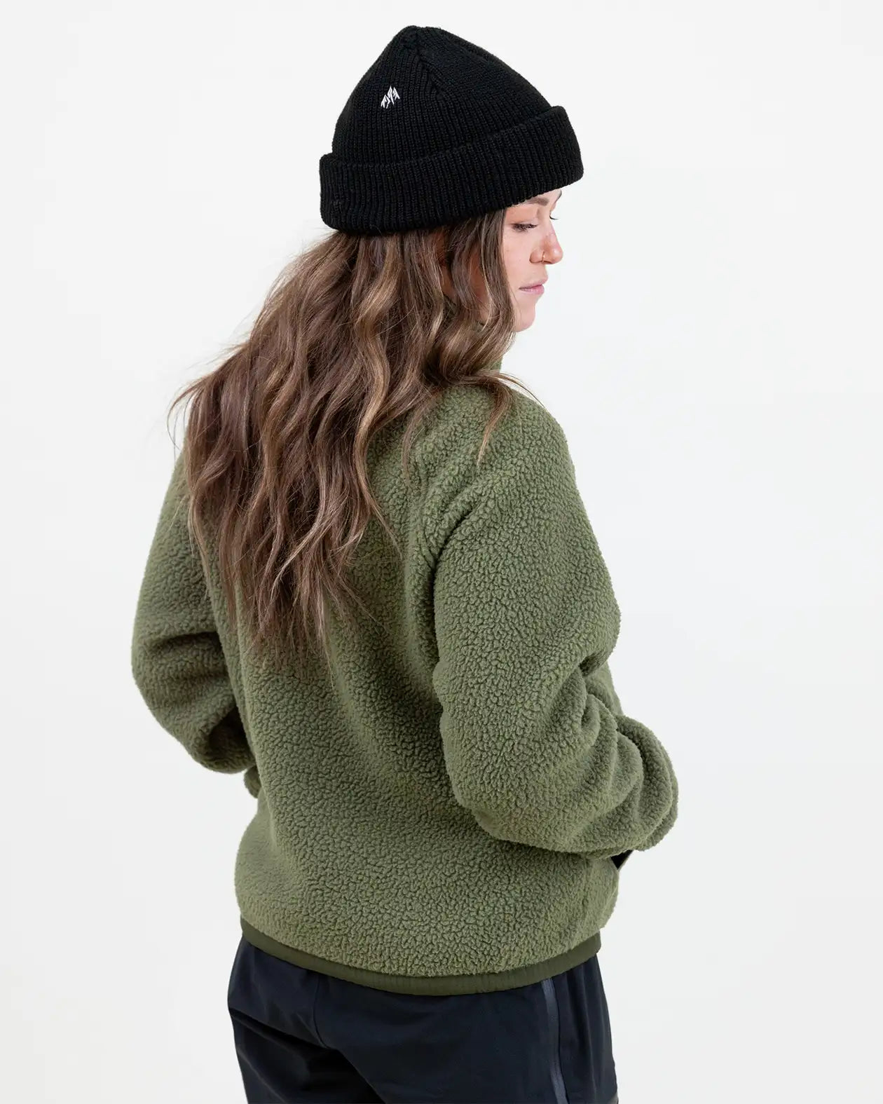 jones-snowboards-campfire-recycled-sherpa-fleece-pullover-donna-2026 image 8
