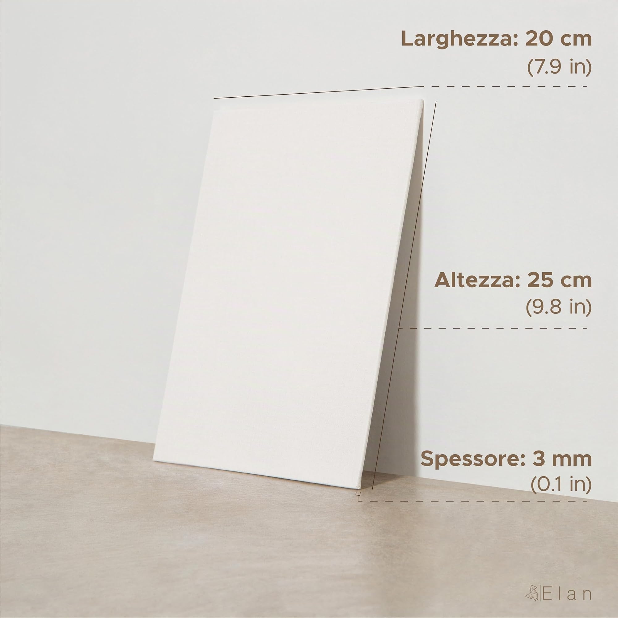 elan-tela-per-dipingere-20x25-cm-set-12-pezzi-280-gsm image 2