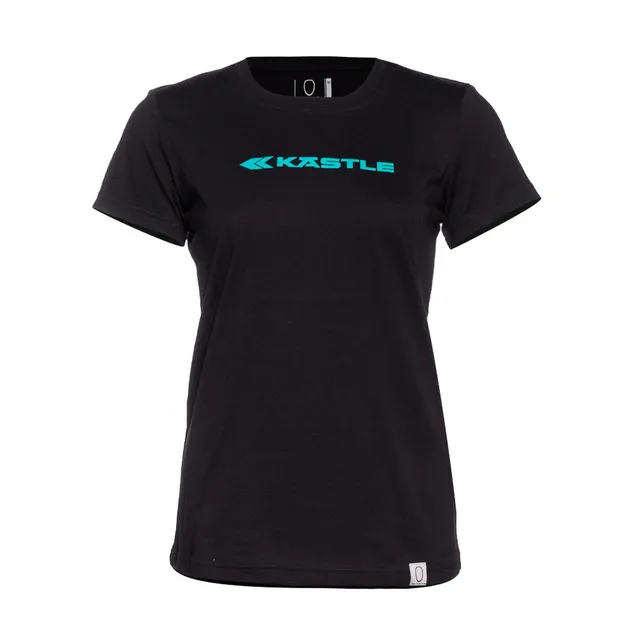 k-stle-t-shirt-logo-mint-donna-cotone-nero image 1