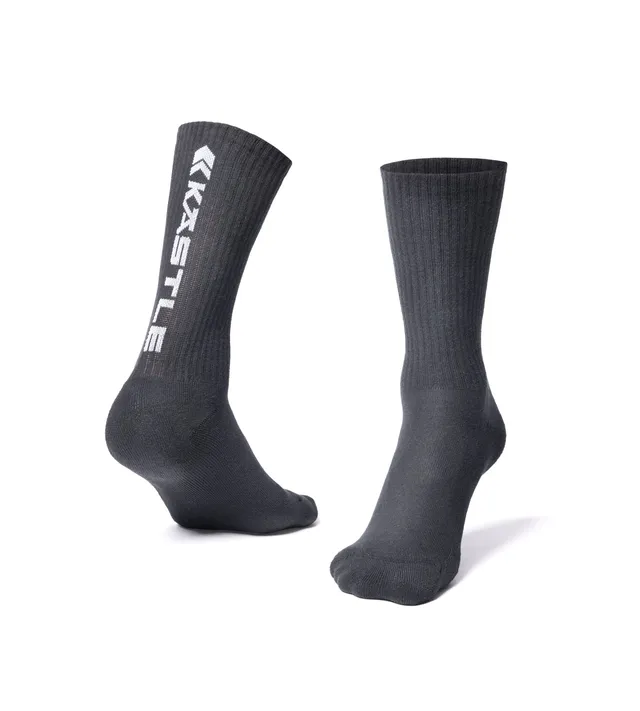 k-stle-black-socks-calze-everyday-in-cotone-bio image 1