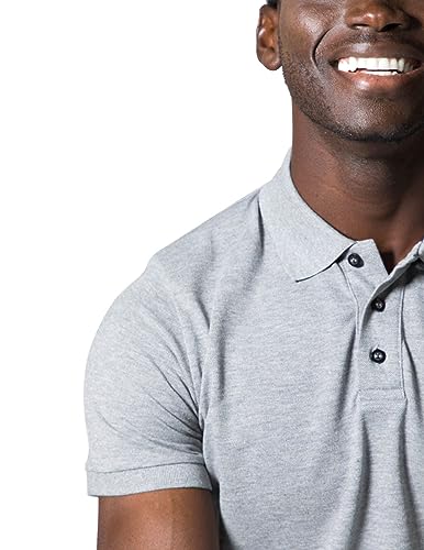 rossignol-polo-uomo-logo-grigio-erica-in-cotone-piqu image 6