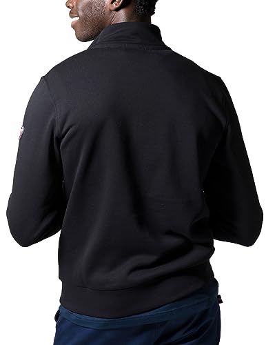 rossignol-felpa-full-zip-logo-uomo-nero-l image 5