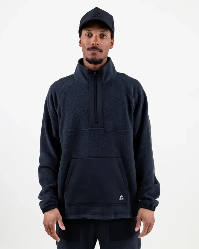 jones-snowboards-lodge-half-zip-recycled-fleece-pullover-2026-pile-unisex image 1