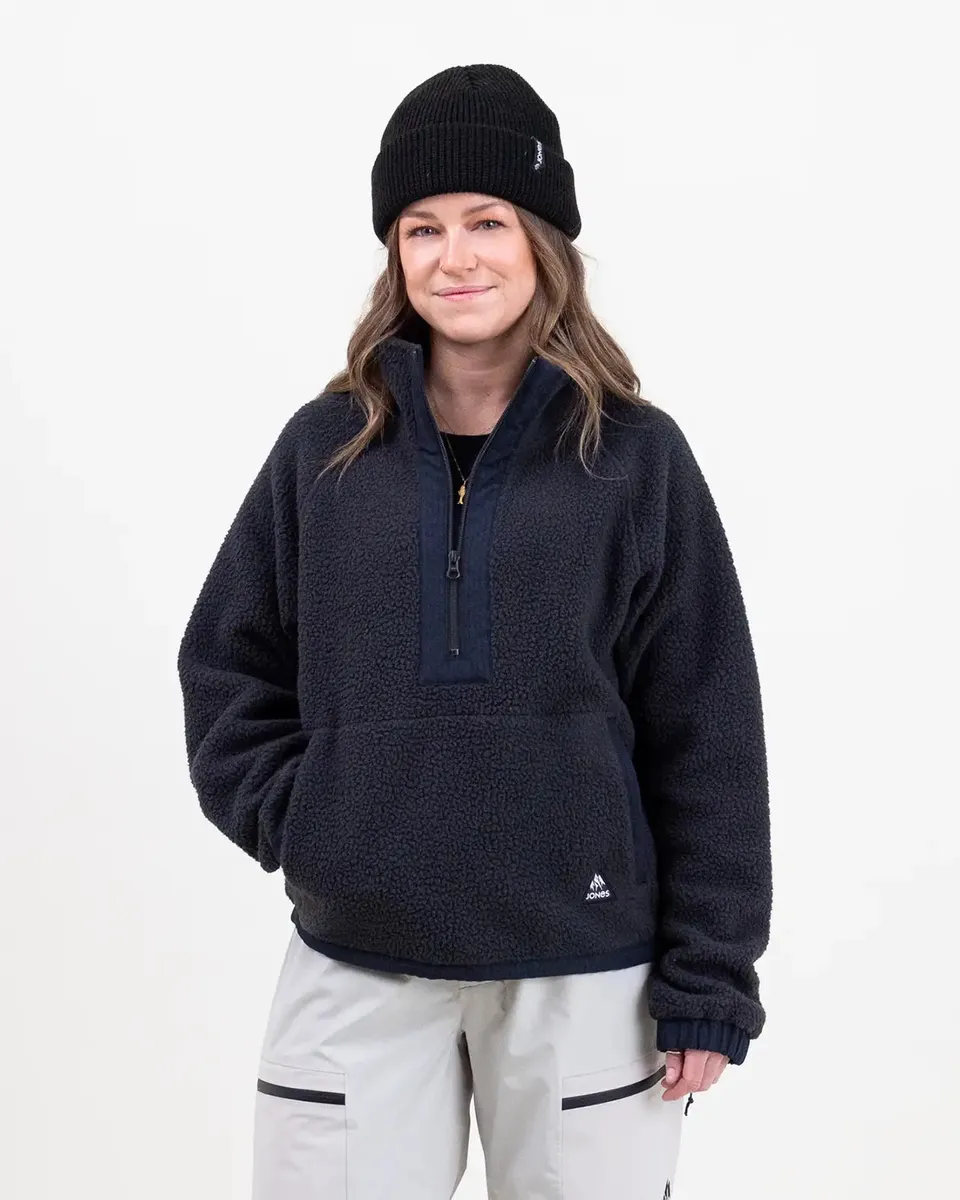 jones-snowboards-campfire-recycled-sherpa-fleece-pullover-donna-2026 image 1