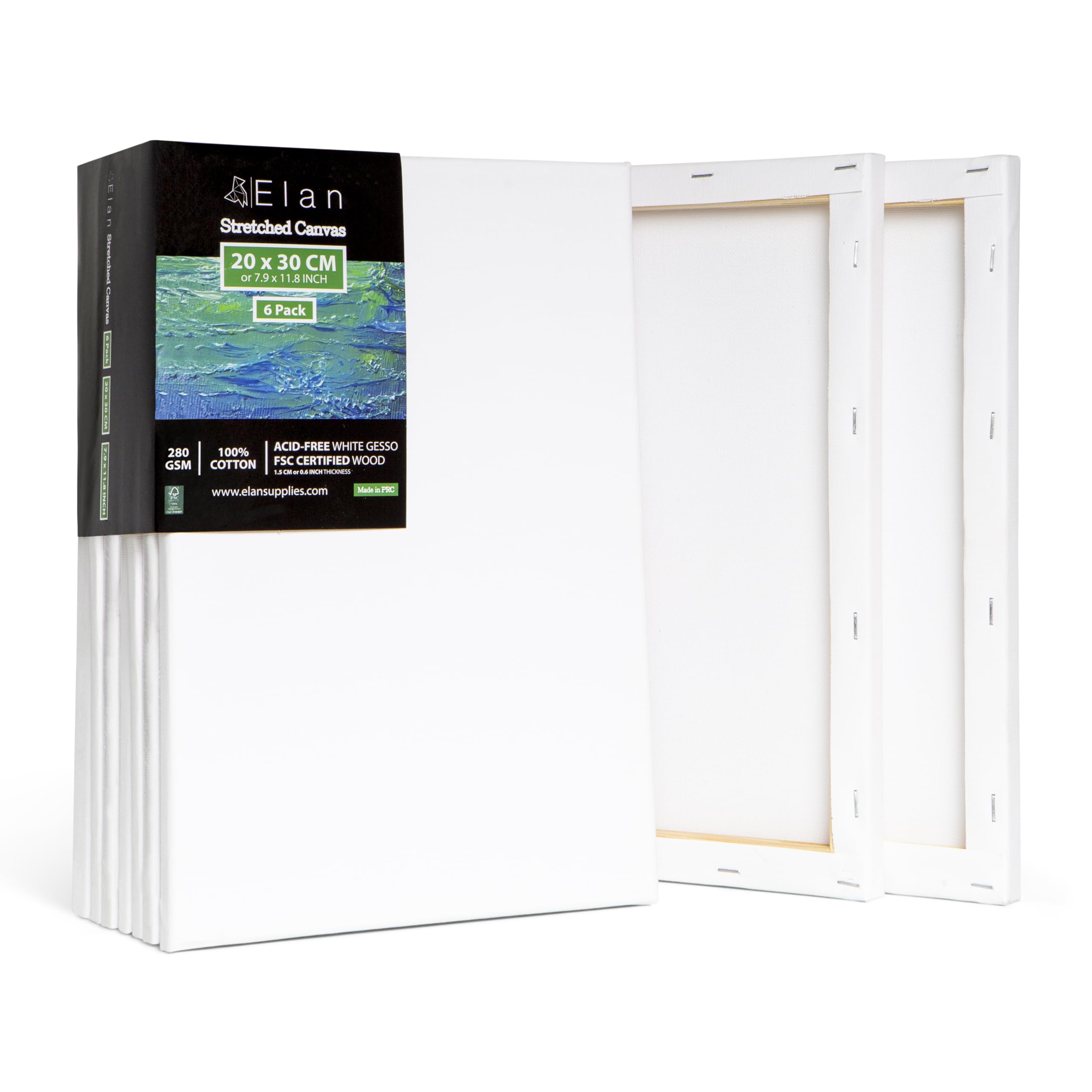 elan-tela-per-dipingere-60x90-cm-set-4-tele-280-gsm image 7