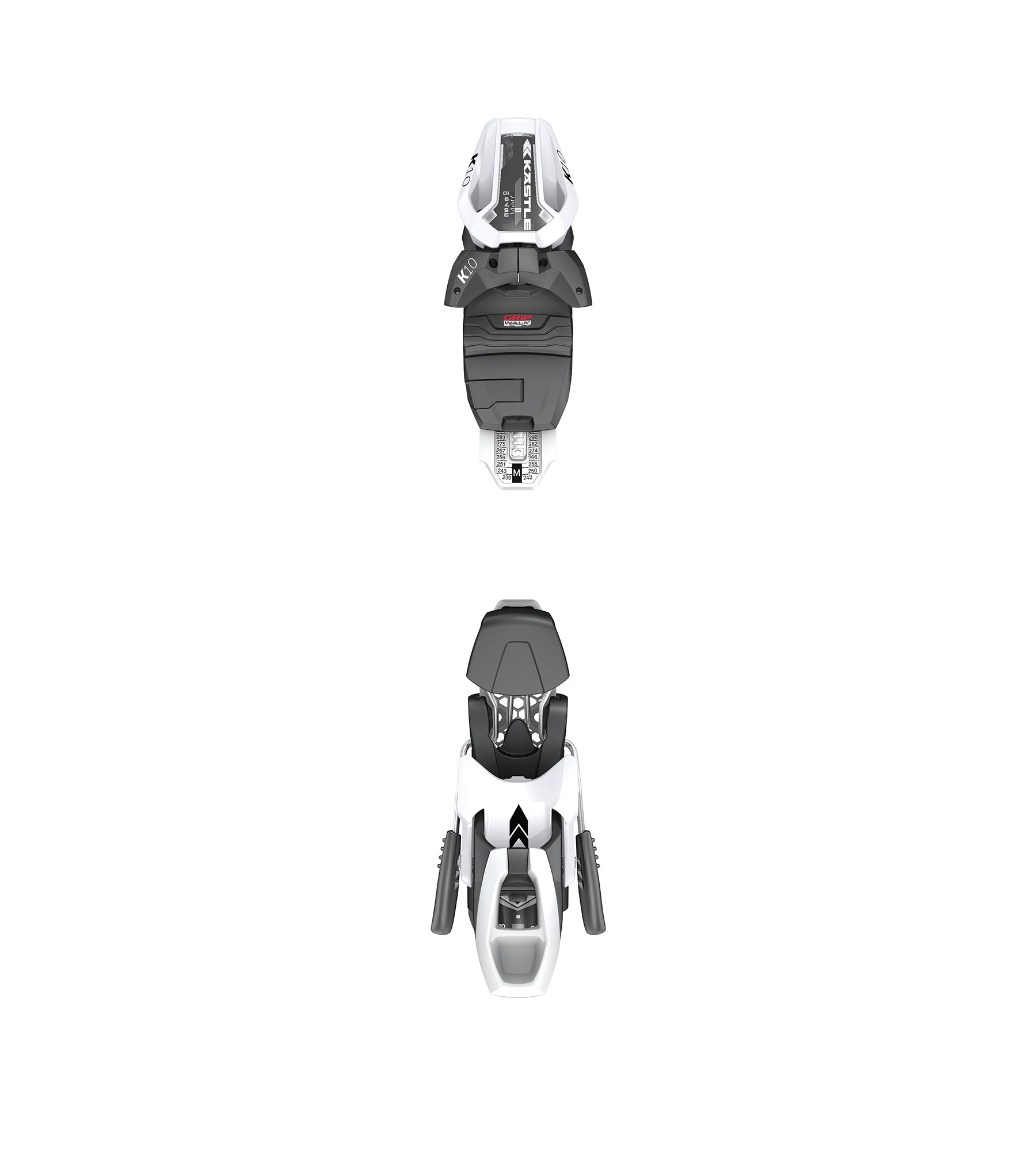 k-stle-k10-slr-gw-white-attacco-sci-leggero-900-g-con-piastra image 2