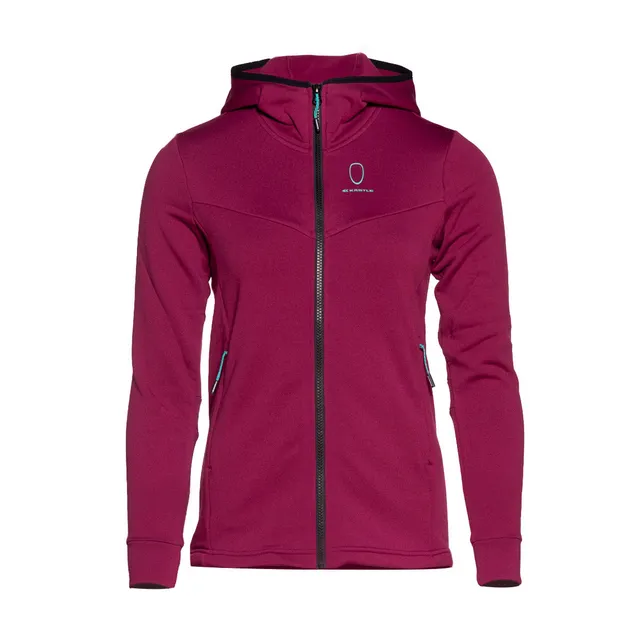 k-stle-zipper-hoody-pocket-women-felpa-con-cappuccio-e-zip-tasche-con-bottoni-au image 1