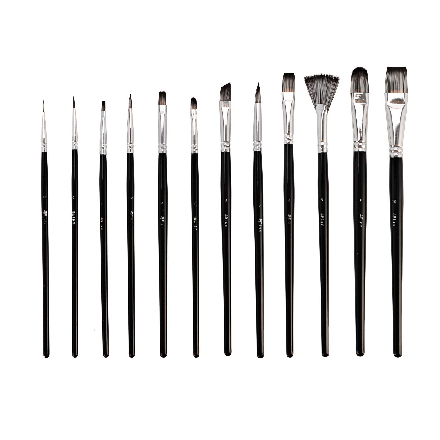 elan-set-12-pennelli-pittura-professionali-con-astuccio image 2