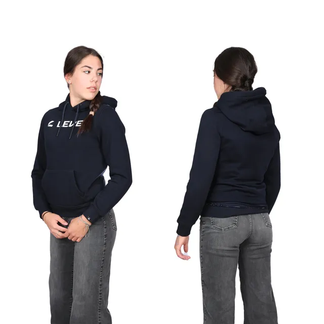 level-classic-jr-hoodie-felpa-con-cappuccio-per-junior-in-cotone-80-e-interno-in image 1