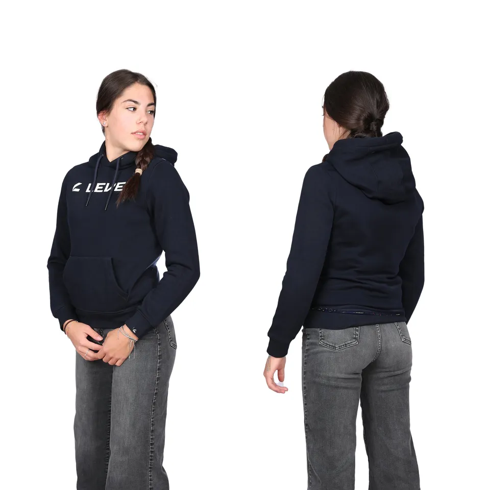 level-classic-jr-hoodie-felpa-con-cappuccio-per-junior-in-cotone-80-e-interno-in image 1