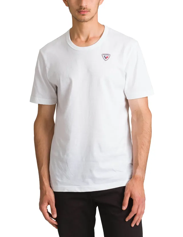 rossignol-logo-t-shirt-uomo-in-cotone-bianco-l image 1