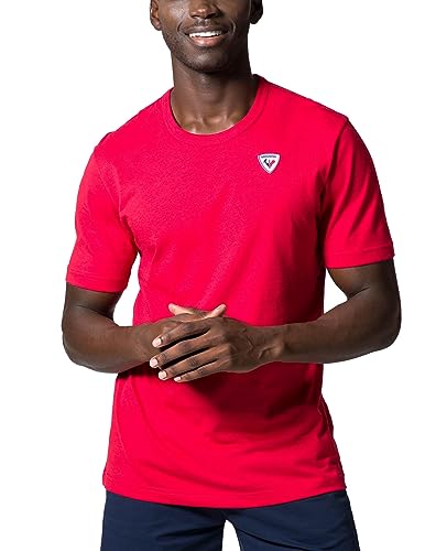 rossignol-t-shirt-uomo-logo-rosso-in-cotone-jersey image 3