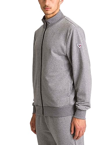 rossignol-felpa-full-zip-logo-uomo-grigio-erica-m image 5