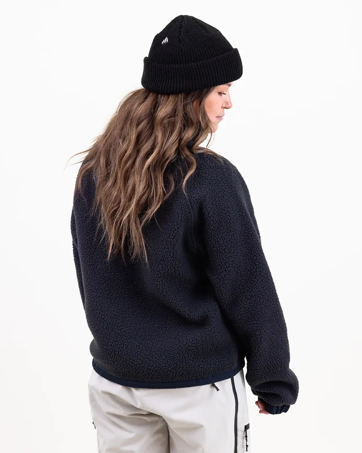 jones-snowboards-campfire-recycled-sherpa-fleece-pullover-donna-2026 image 4