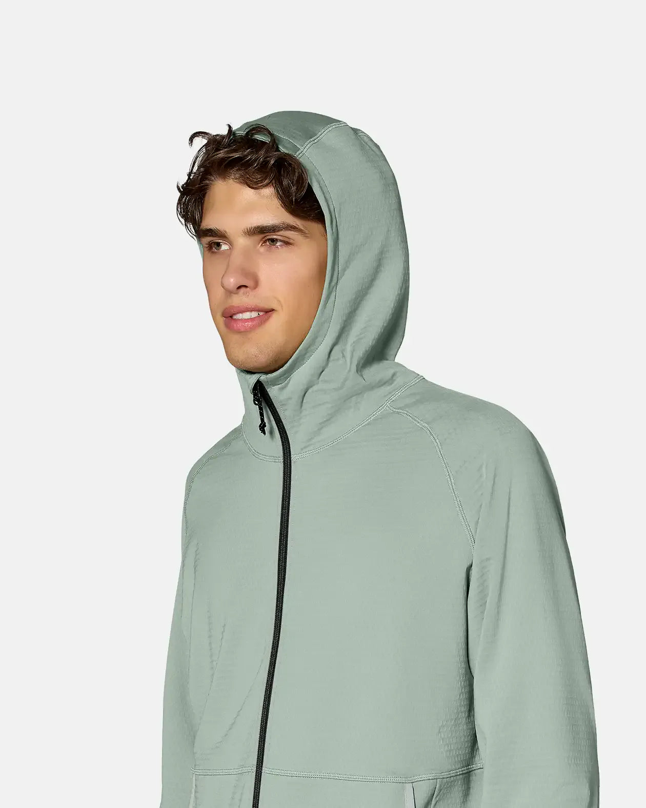 jones-snowboards-flagship-grid-fleece-hooded-jacket-uomo image 3