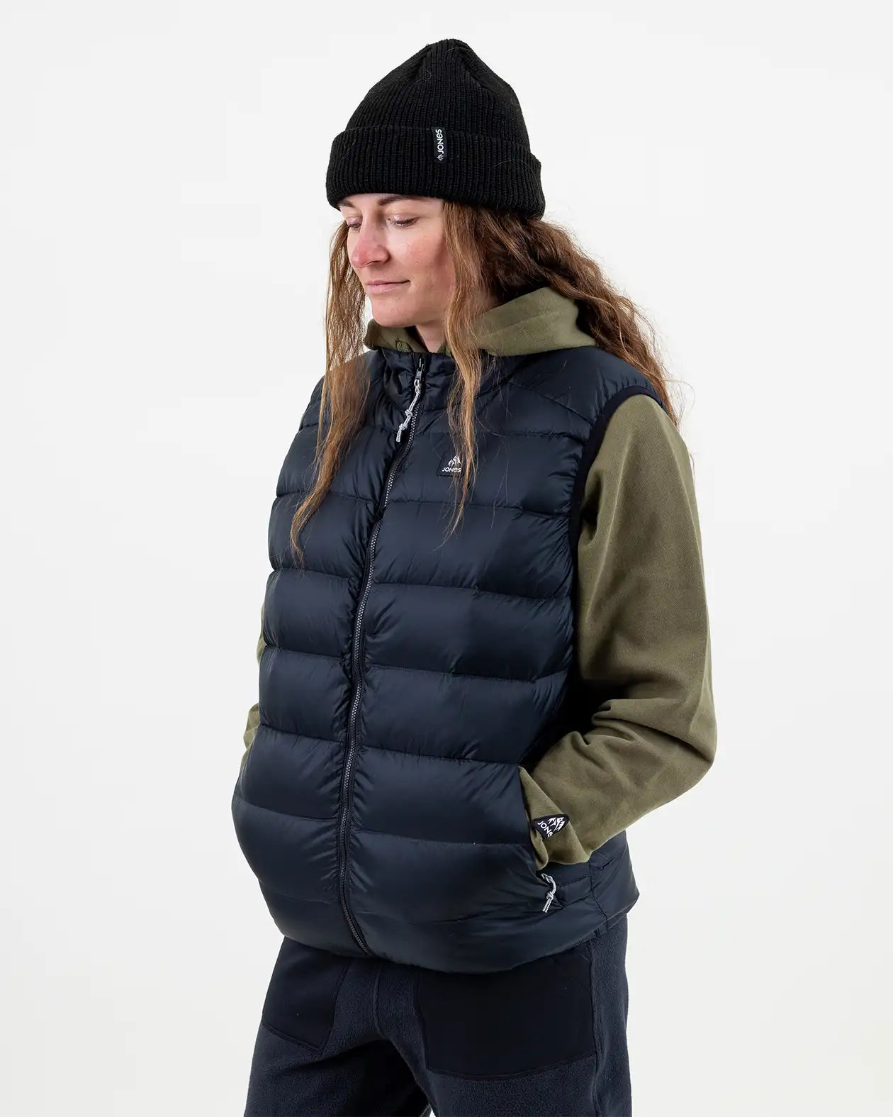 jones-snowboards-re-up-recycled-down-vest-2026-gilet-in-piuma-riciclata-unisex image 7