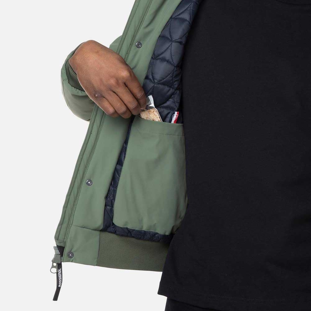 rossignol-bomber-stretch-giacca-uomo-verde-ebano-m image 5