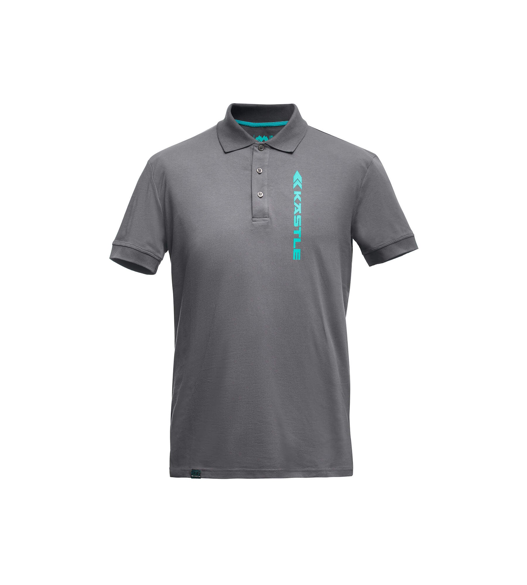 k-stle-polo-men-polo-uomo-grigia-in-cotone-stretch image 1
