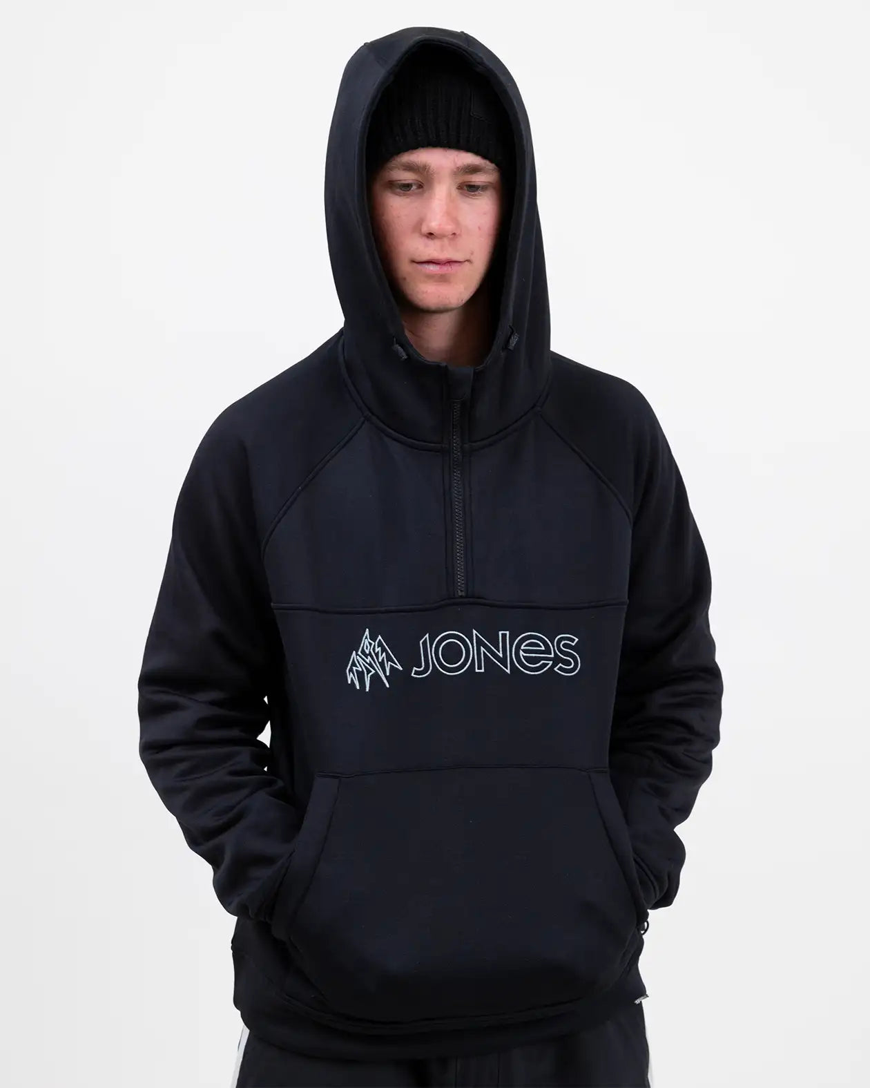 jones-snowboards-men-s-recycled-fleece-riding-hoodie-2026-felpa-in-pile-riciclat image 8