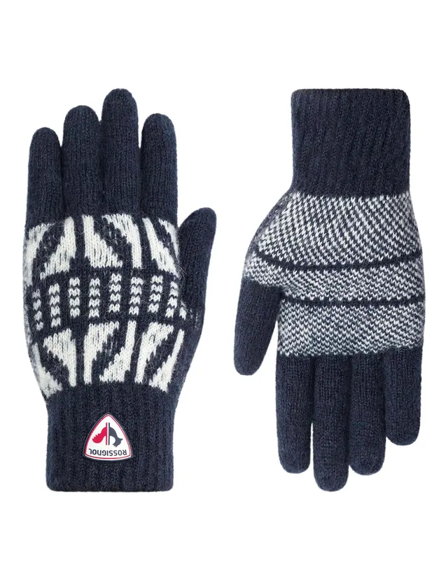 rossignol-guanti-keya-donna-in-lana-dark-navy-taglia-unica image 1