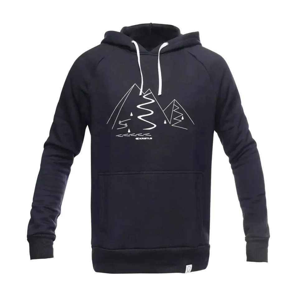 k-stle-hoody-mountain-uomo-felpa-con-cappuccio-nera image 1