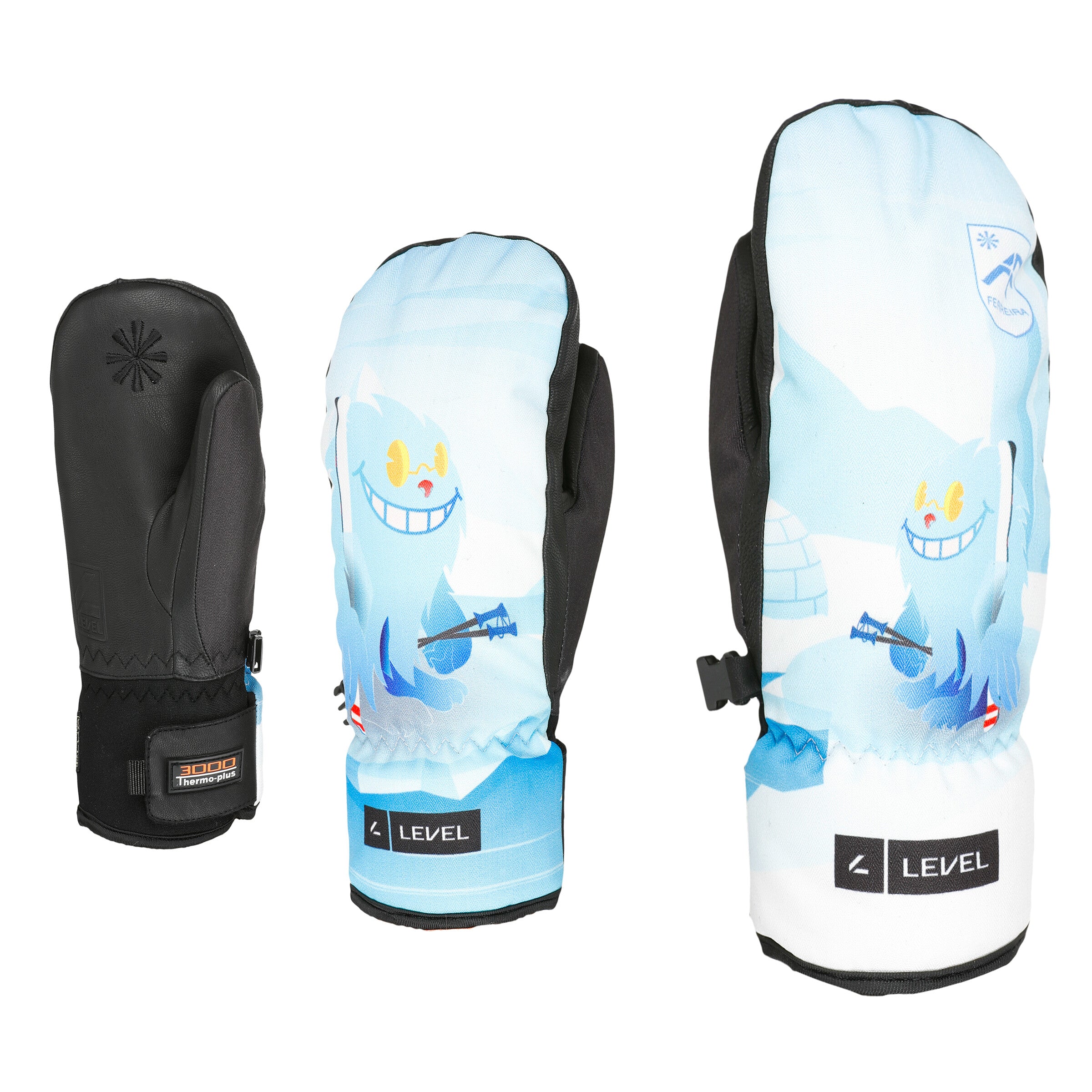level-vertigo-teen-mitten-muffola-junior-sci-e-snowboard image 1