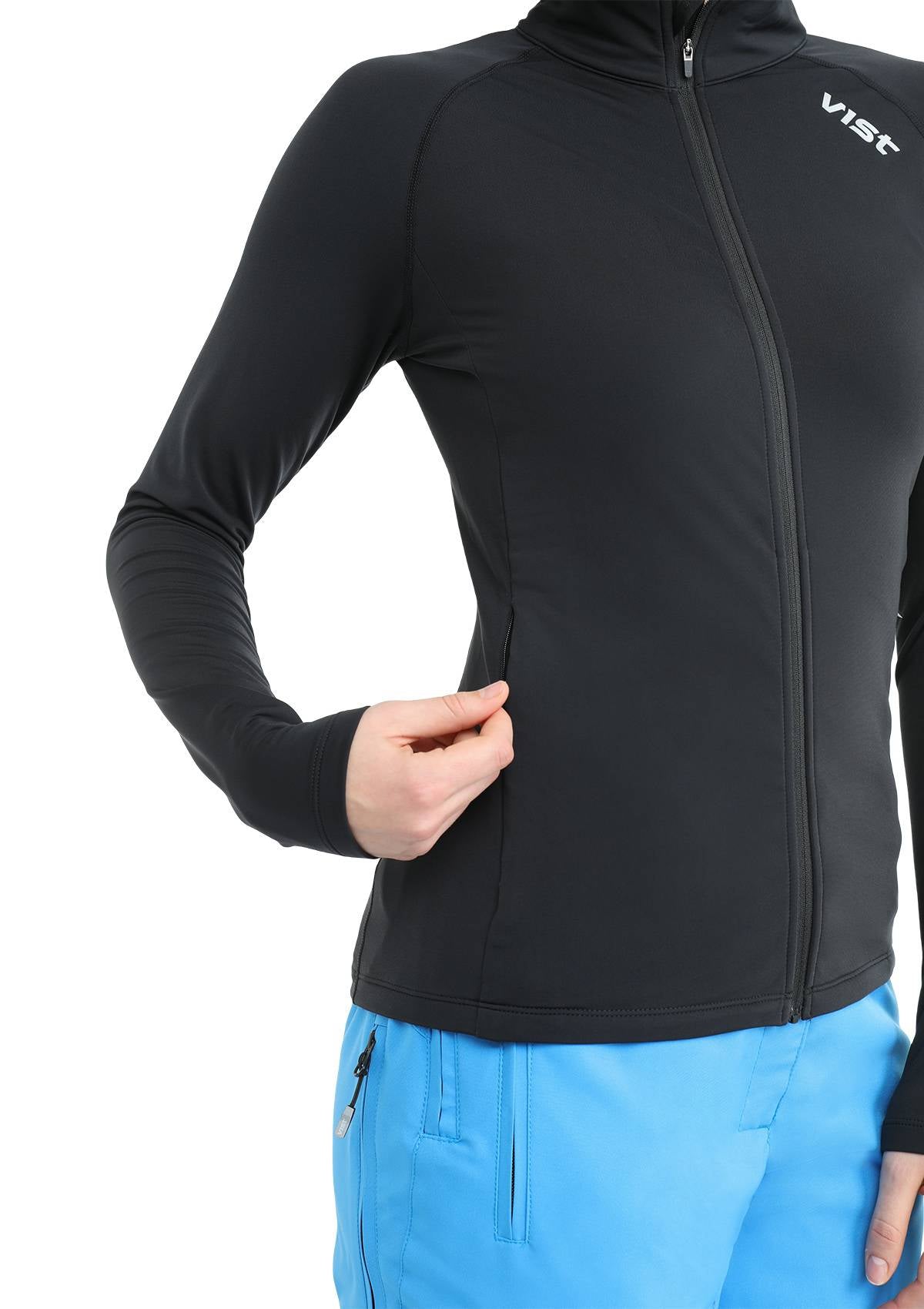 vist-el-flex-full-zip-giacca-mid-layer-donna image 5