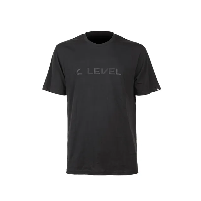 level-t-shirt-level-logo-nera-unisex-cotone image 1