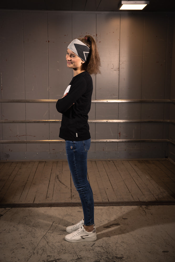 k-stle-longsleeve-light-bar-women-maglia-donna-cotone-nera image 4
