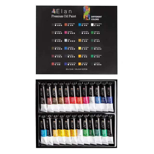elan-colori-a-olio-24-tubetti-da-12-ml-set-pittura image 1