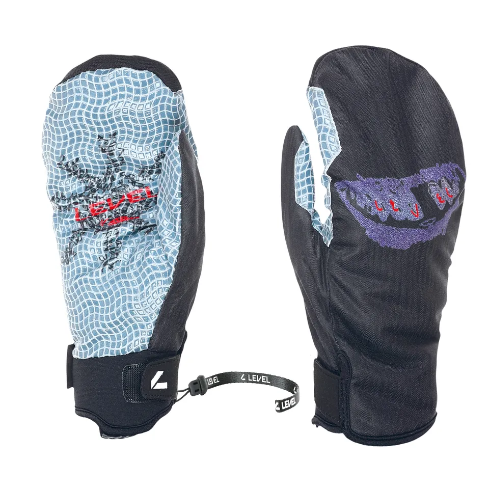 level-mat-j-vancer-pro-model-web-mitten-manopola-da-snowboard-unisex-design-comi image 1