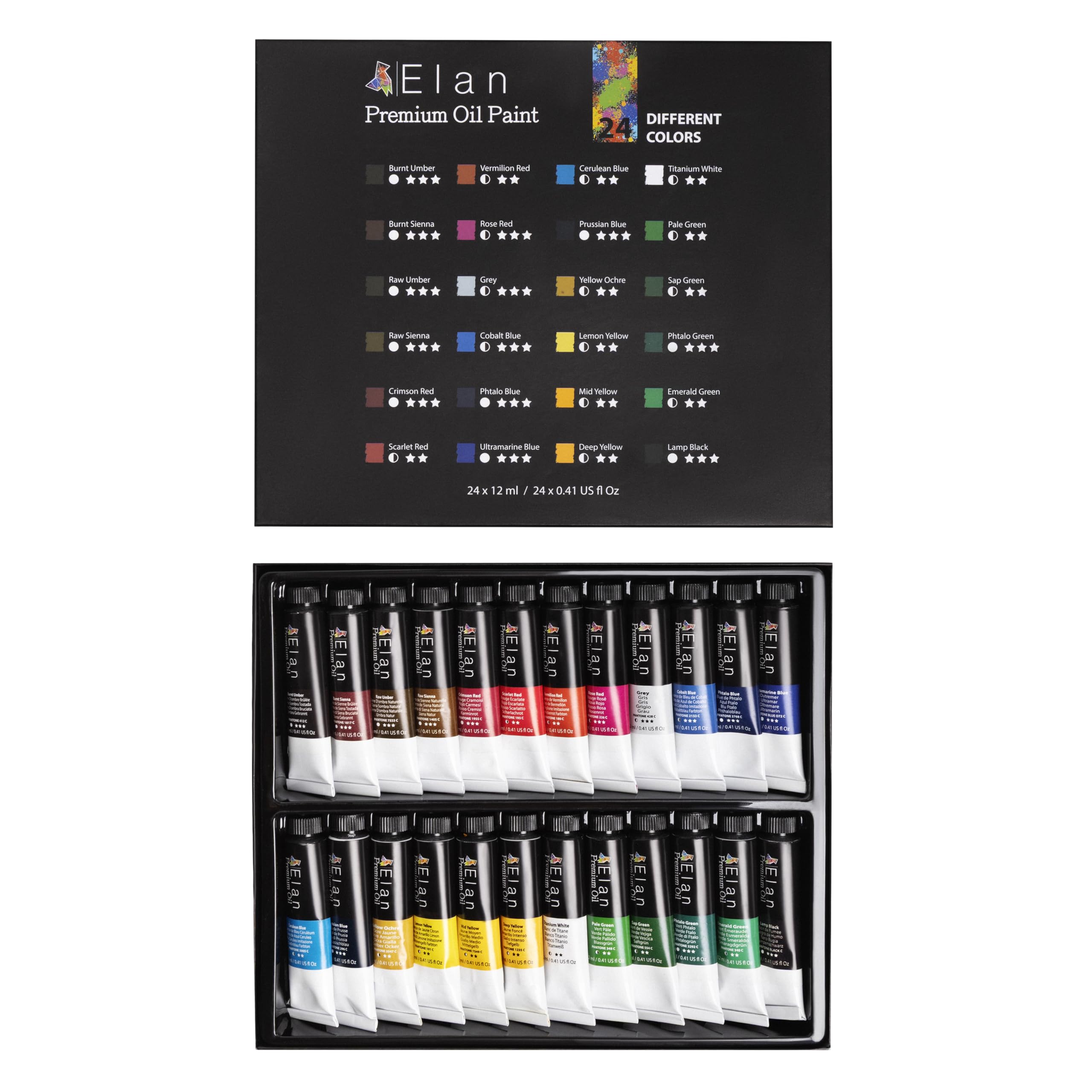 elan-colori-a-olio-24-tubetti-da-12-ml-set-pittura image 1