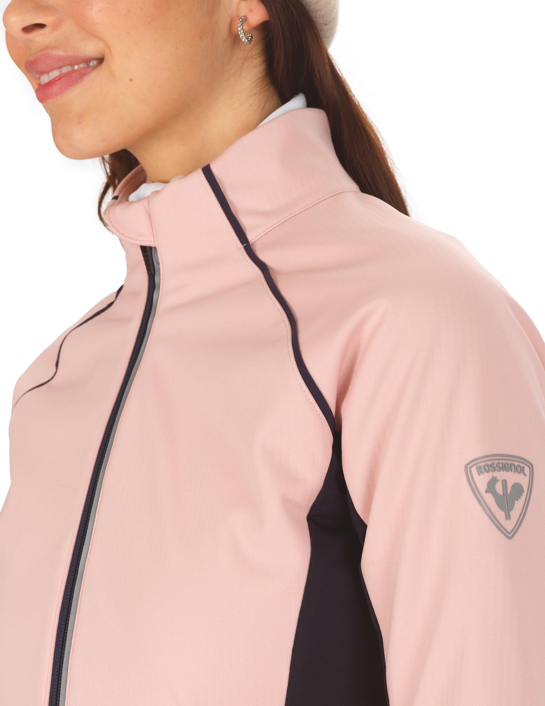 rossignol-giacca-soft-shell-donna-rosa-taglia-l image 3